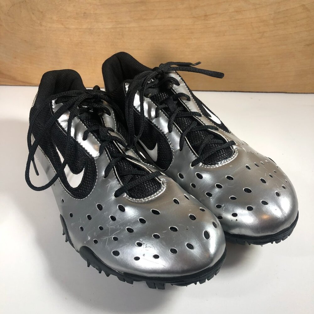 Nike Zoom Rival Bowerman Series Mens Size 10 Track Shoes 311894-011 Blk/Silver - Picture 2 of 13